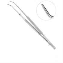 Микро-Пинцет 18,0 см анатомический изогнутый Gomel 1231916193