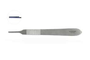 Ручка №3 для лезвий скальпеля плоская 4601