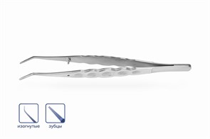 Пинцет College анатомический широкий, 15.5 см 5303