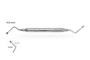 Кюретажная ложка Miller 12 4.0/4.0 мм 4006