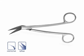 Ножницы Locklin изогнутые 16 см 2007