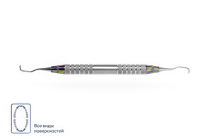 Кюрета Gracey ½ для обработки фронтальных зубов (все поверхности) 4101