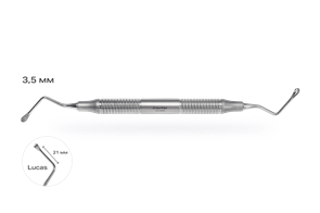 Кюретажная ложка Lucas 86 3.5/3.5 мм 4009