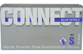 Перчатки нитриловые CONNECT BLUE  нестерильные, XS (5-6), голубые, 50 пар. st225403 - фото 344558