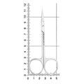 Инструмент стоматологический: ножницы хирургические, прямые Iris, 11,5 см, 19-1* 19-1 - фото 411625