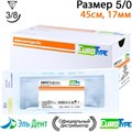 ЕвроТефлон 5/0, 45см, 17мм, обр.реж., 3/8-синтетический нерассасывающийся шовный материал на основне политетрафторэтилена 1231912670 - фото 438216