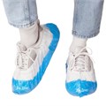 Бахилы Elegreen Экстра с двойной подошвой бело-синие, 3 г. 50 пар (100 шт). Elegreen 1231918808 - фото 445938