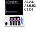Diamondbrite Microhybrid LC набор (7шпр.х4г. A2,А3,А3.5,В2,С2,D2,универс. опак, Etchant gel 4г, One step Dentin/Enamel Bond 5мл, аксесс.) 1231917544 - фото 446861