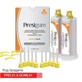 Presigum Normal Set НАБОР-материал оттискной гидрофильный А-силиконовый (Винилполисилоксан): Presigum Putty Kit Base Normal Set (250мл+ 250мл), Presigum Light Body Normal Set 2х50мл, насадки для смешивания, President Dental (Германия) 1231910907 - фото 447243