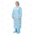 Халат нестерильный, хирургический  Лайт  тип-2 р.52-54, спанбонд пл.42 г/м2, рукав на манжете (10шт.) НОВИСЕТ 1231916636 - фото 447387