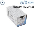 Prolene W8890 5|0 (75 см; кол.13мм,3|8) 12 шт 00000910246 - фото 447599