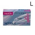 Перчатки Нитриловые "MediOk" Розовые L 100 шт (50 пар) 1231917688 - фото 448060