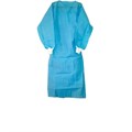 Халат стерильный 25г/м2 рукав манжета, размер 50-52, голубой. 1231916965 - фото 448064