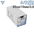 Prolene W8683 4|0 (45 см; обр.-реж.19 мм, 3|8) 12 шт 00000910245 - фото 449680