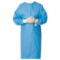 Халат стерильный 25г/м2 рукав манжета, размер 54-56, голубой. 1231919348 - фото 450096