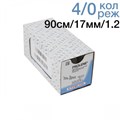 Prolene W8935 4|0 (90 см; кол-реж.17мм,1/2) 12 шт 0001911336 - фото 451241