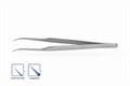 Пинцет MICRO микрохирургический изогнутый 11.5 см 5359 - фото 451321