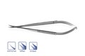 Ножницы микрохирургические Castroviejo изогнутые 18 см 2009 - фото 451338