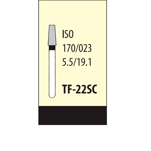 Боры Мани TF-22SC (черн.) (5 шт.), Mani Dia-Burs