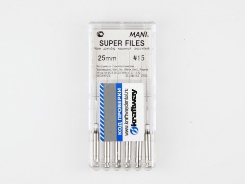 Super Files Mani ISO 15 (25мм) упаковка 6шт.
