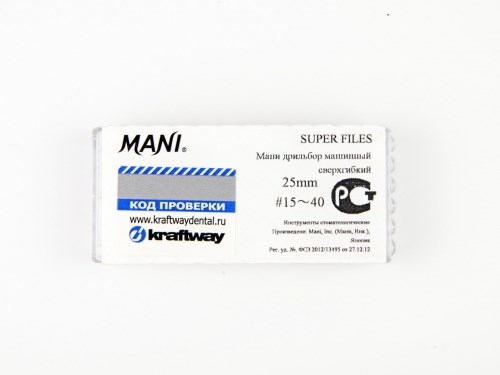 Super Files Mani ISO 15-40 (25мм) упаковка 6шт.