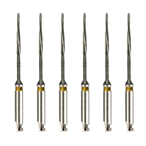 Penetration drill №208 (6 шт.), 1 полоса, желтый, Maillefer