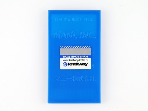 Smooth Broaches (Mani), size 00, 52 мм (12 шт.) - корневые иглы с атравматическим концом ручные
