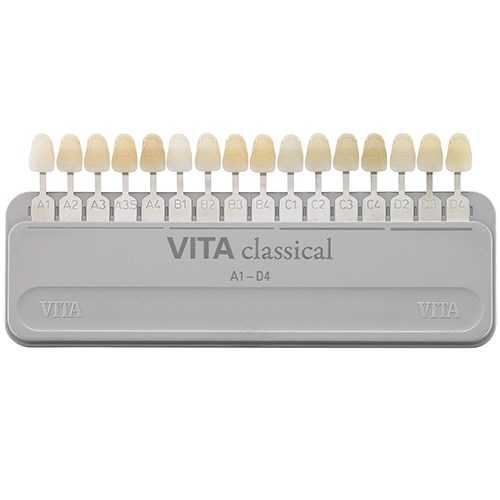 Расцветка VITA classical A1-D4 классическая с отбеленными оттенками