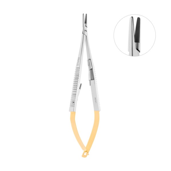 Микроиглодержатель TUC CASTROVIEJO, прямой, 14 см