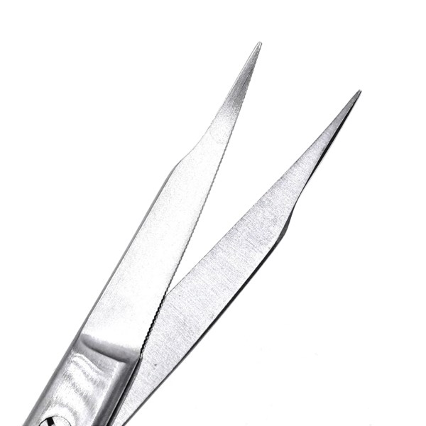 Ножницы Hu-Friedy #10, Super-Cut, остроконечные, с двойным изгибом, 1 зубчатое лезвие, 13,5 см