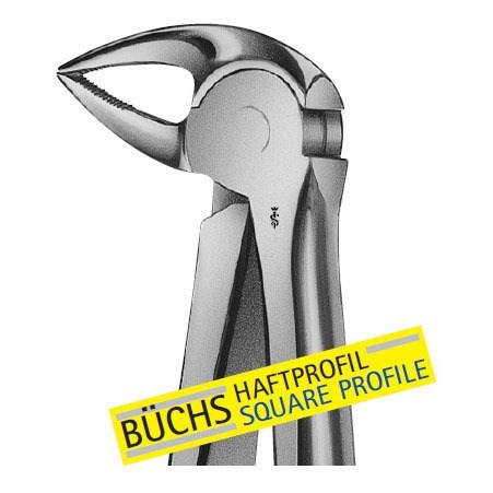 Щипцы BUECHS №33А для удаления зубов, узкие щечки, нижние корни