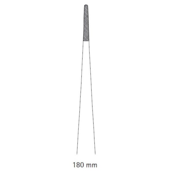 Пинцет анатомический, DUROGRIP, длина 180 мм