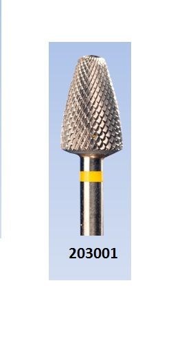 Фреза жел. 203001 шир.конус Супермелкая крестообр. нарезка