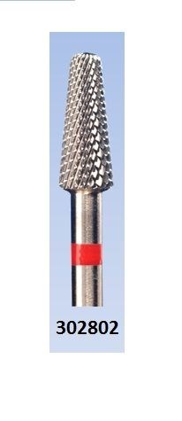 Фреза крас. 302802 сред.конус Крестообразная мелкая нарезка
