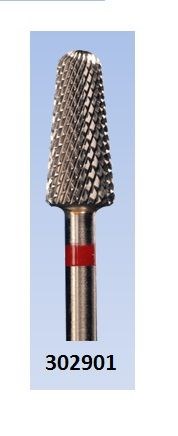 Фреза крас. 302901 сред.конус Крестообразная мелкая нарезка
