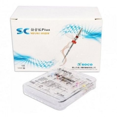 Файлы машинные с памятью формы SC PLUS 02/16, 21мм. (6шт.) SOCO