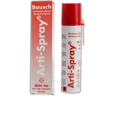 Arti-Spray BK 286 артикуляционный спрей (копирка-аэрозоль) красный 75мл, Bausch 00000000654 - фото 318162