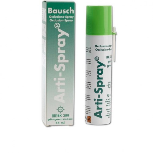 Arti-Spray ВК 288 артикуляционный спрей (копирка-аэрозоль) зеленый 75мл, Bausch 00000000656 - фото 318168