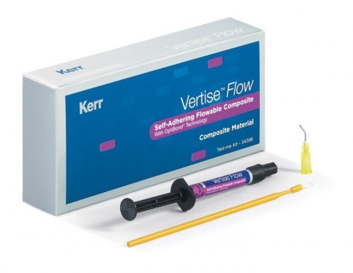 Vertise Flow Test-me Kit, в составе 1 шприц, 2г, оттенок А2, 10 наконечников, 10 щеточек, Kerr 0001912445 - фото 320254