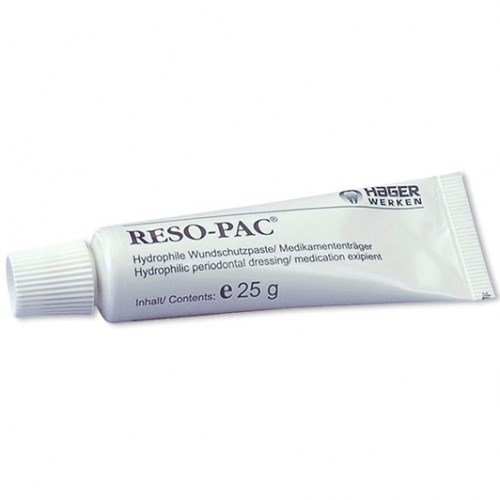 Reso-Pac (тюбик 25г)-саморассасывающаяся повязка для изоляции ран, Hager & Werken 1231913734 - фото 320523