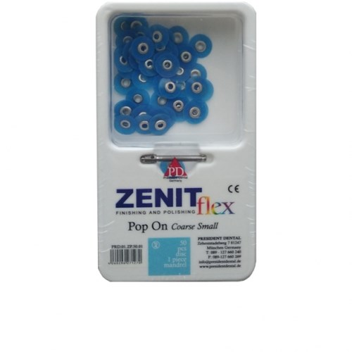 Диски Zenit flex Pop On грубые D10мм синие (50шт/1 дискодер) 0001916647 - фото 321923