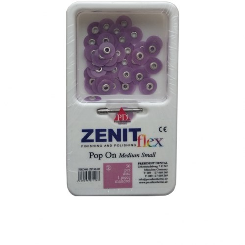 Диски Zenit flex Pop On средние D10мм фиолетовые (50шт/1 дискодер) 0001916649 - фото 321935