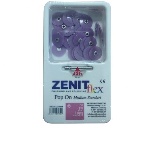 Диски Zenit flex Pop On средние D14мм фиолетовые (50шт/1 дискодер) 0001916650 - фото 321938