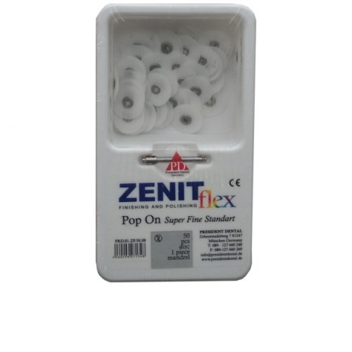 Диски Zenit flex Pop On супер мягкие D14мм белые (50шт/1 дискодер) 0001916654 - фото 321944