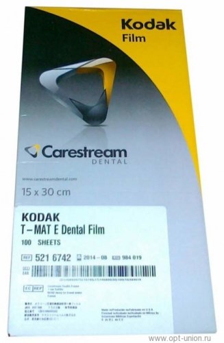 Пленка Carestream Т-МАТ Е 15х30 см для ОПТГ (100 листов)/ последняя 00000000297 - фото 323066