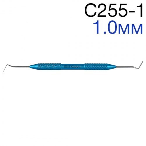 Гладилка С255-1 (шир.1мм) дистально-медиальная каплевидная с изгибом 60', ЭМИ 1231913356 - фото 327690