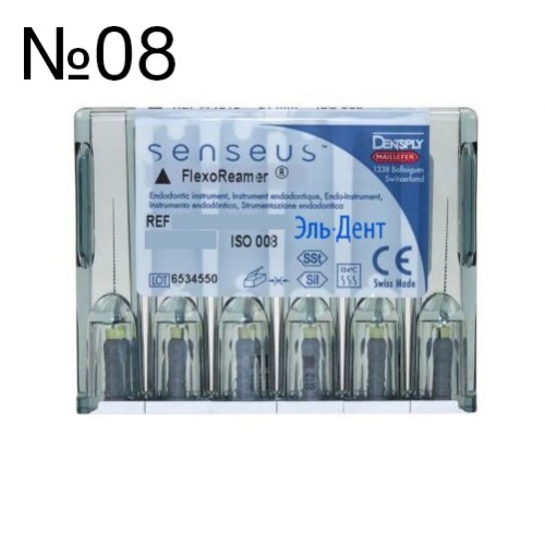 Flexoreamer SENSEUS №08 (6шт)-очень гибкий инструмент с силиконовой ручкой 00000909934 - фото 331883