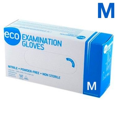 Перчатки Нитриловые ECO NITRILE (Голубые) M 200 шт 4 гр., Heliomed 1231912686 - фото 333371