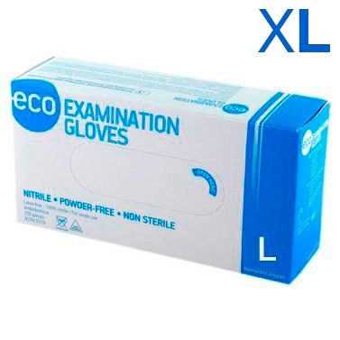 Перчатки Нитриловые ECO NITRILE (Голубые) XL (9/10) 200 шт 4 гр., Heliomed 1231912699 - фото 333375