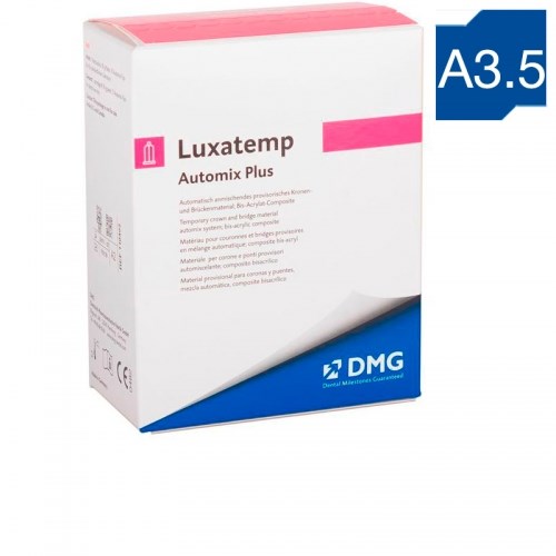 Luxatemp Automix Plus A3,5 (1 картридж 50мл (76г)+15 насадок) самополимеризующийся композит 110403, DMG 00000002476 - фото 334194